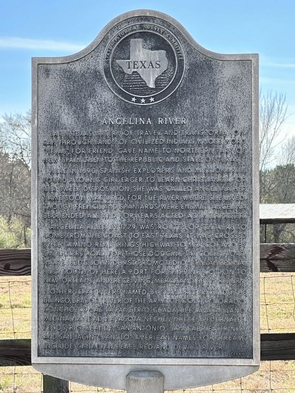 Angelina River Marker image. Click for full size.