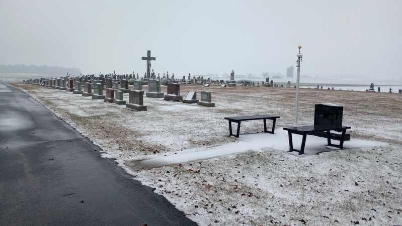 Saint Rosa Cemetery Veterans Memorial image. Click for full size.