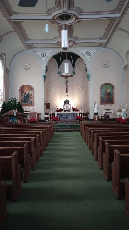 Saint Aloysius Catholic Church Interior image. Click for full size.