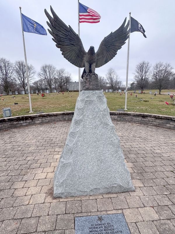 Crown Hill Veterans Memorial. Click for full size. Crown Hill Veterans Memorial image. Click for full size.