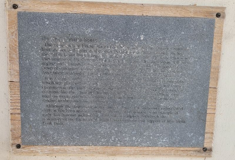 The Celso Navarro House Marker image. Click for full size.
