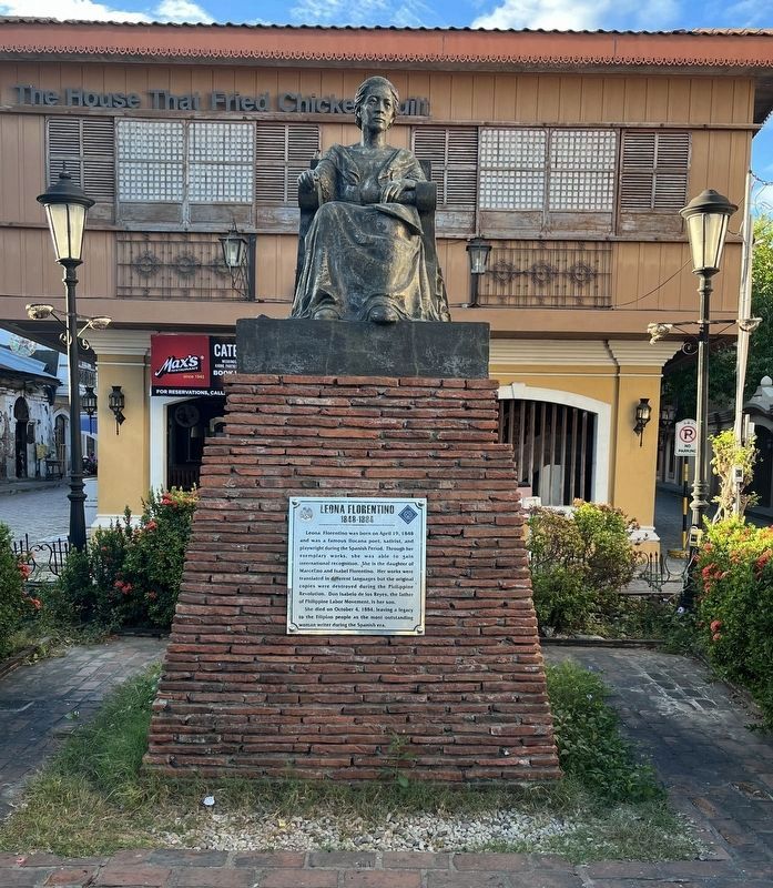 Leona Florentino Marker and Monument. Click for full size. Leona Florentino Marker and Monument image. Click for full size.