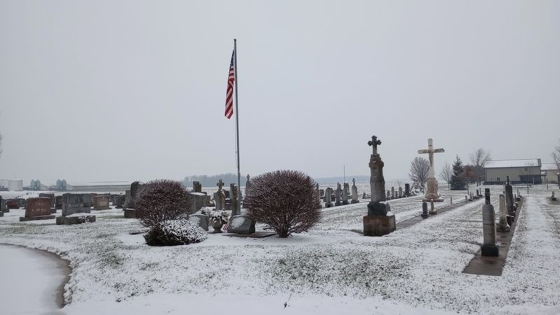 Saint Peter Cemetery Veterans Memorial image. Click for full size.