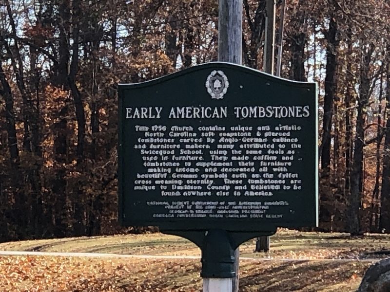 Early American Tombstones Marker. Click for full size. Early American Tombstones Marker image. Click for full size.