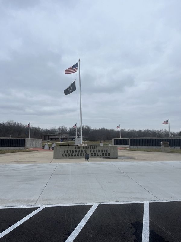 Veterans Tribute Marker. Click for full size. Veterans Tribute Marker image. Click for full size.