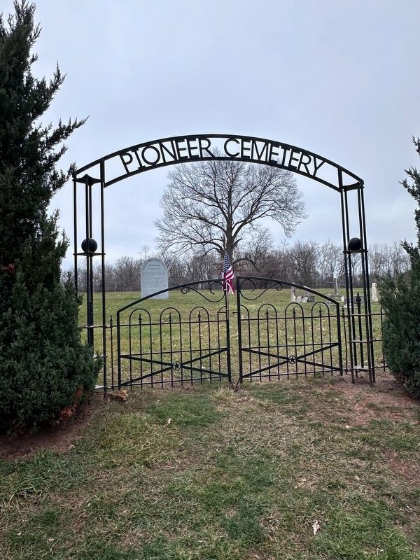 Pioneer Cemetery Section. Click for full size. Pioneer Cemetery Section image. Click for full size.
