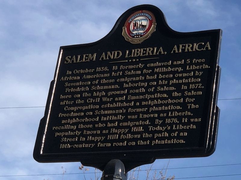 Salem and Liberia, Africa Marker. Click for more information. Salem and Liberia, Africa Marker image. Click for more information.