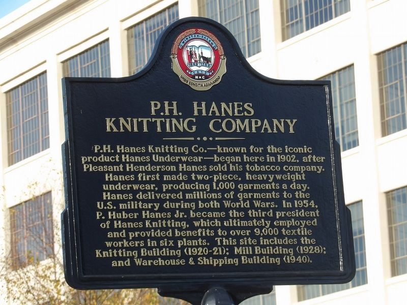 P.H. Hanes Knitting Company Marker image. Click for more information.