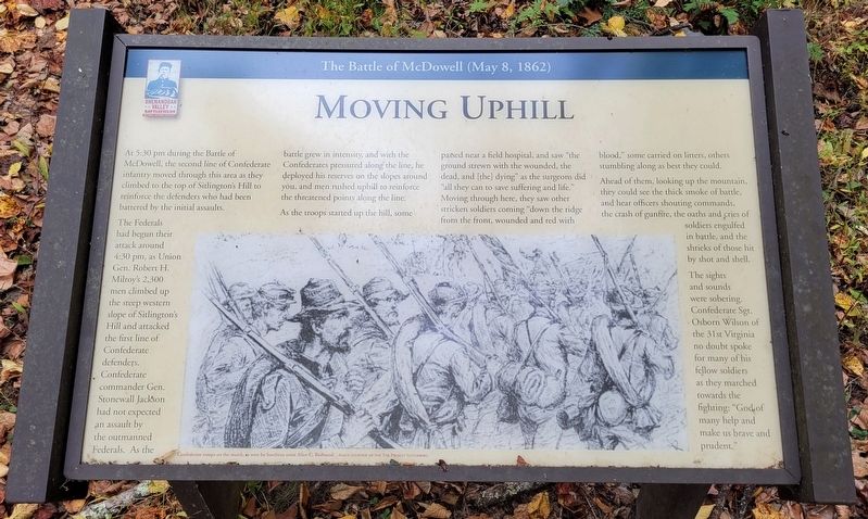 Moving Uphill Marker image. Click for full size.