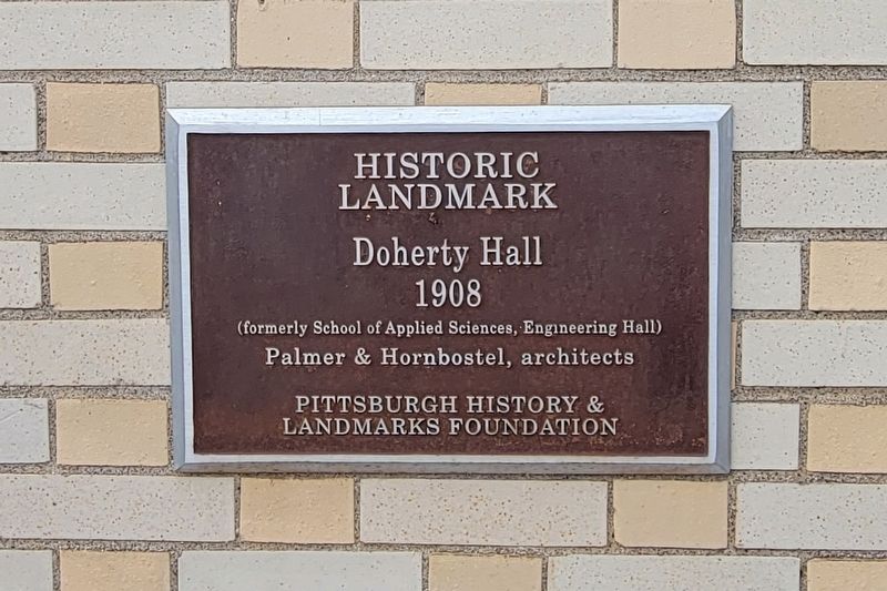 Doherty Hall Marker image. Click for full size.