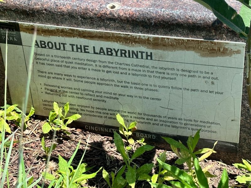 About the Labyrinth Marker. Click for full size. About the Labyrinth Marker image. Click for full size.