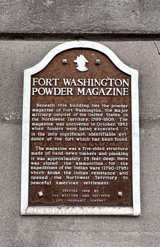 Fort Washington Powder Magazine Marker image. Click for full size.