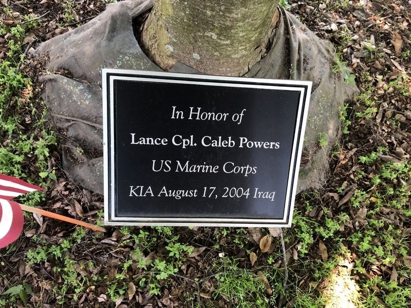 Lance Cpl. Caleb Powers Marker image. Click for full size.