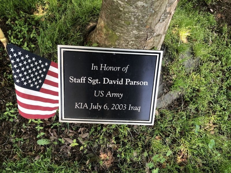 Staff Sgt. David Parson Marker image. Click for full size.