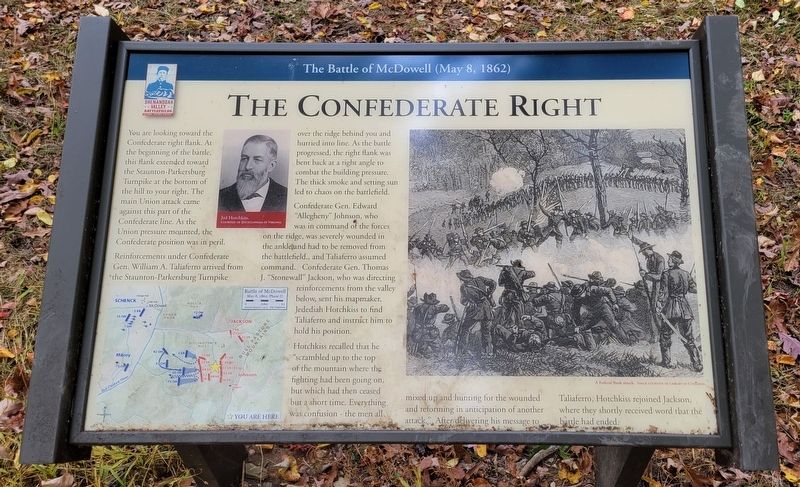 The Confederate Right Marker. Click for full size. The Confederate Right Marker image. Click for full size.