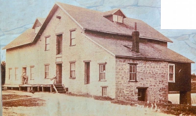 Marker detail: Big Stone Mills (<i>background photo</i>). Click for full size. Marker detail: Big Stone Mills (<i>background photo</i>) image. Click for full size.