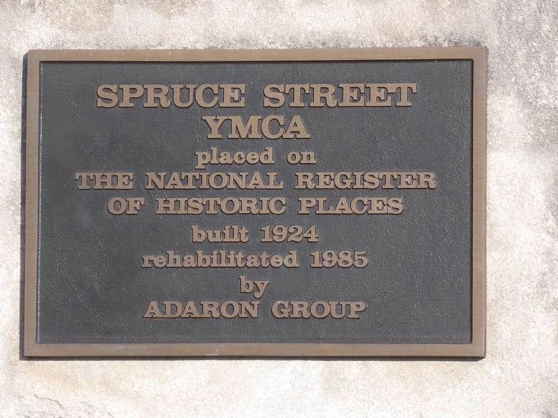 Spruce Street YMCA Marker image. Click for more information.