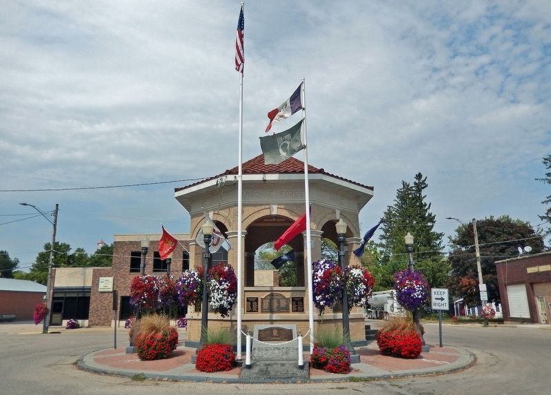 Spillville Veterans Memorial. Click for full size. Spillville Veterans Memorial image. Click for full size.