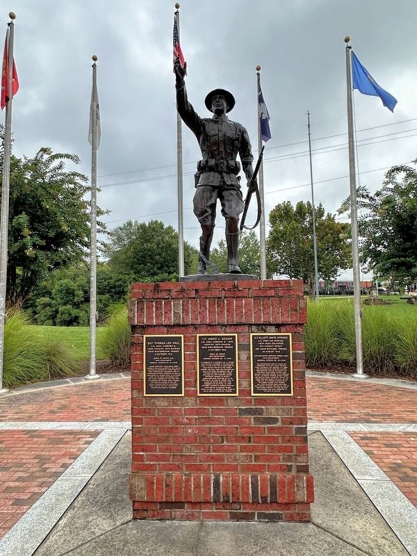 1LT Elliott White Springs Marker. Click for full size. 1LT Elliott White Springs Marker image. Click for full size.