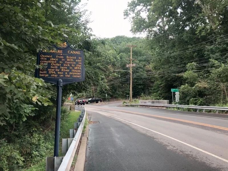 Delaware Canal Marker. Click for full size. Delaware Canal Marker image. Click for full size.