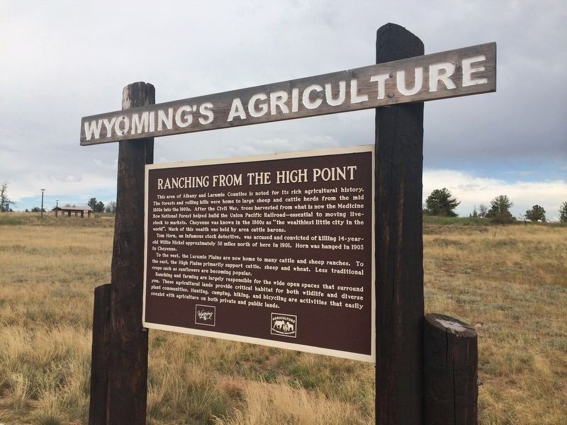 Ranching from the High Point Marker. Click for full size. Ranching from the High Point Marker image. Click for full size.