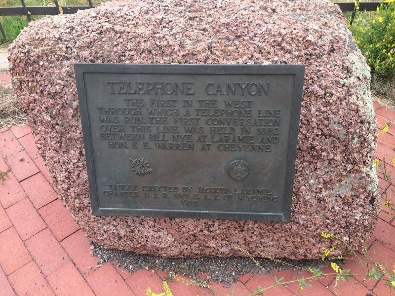 Telephone Canyon Marker image. Click for full size.