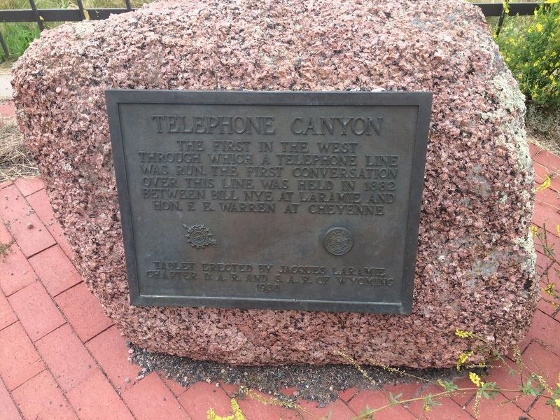 Telephone Canyon Marker. Click for full size. Telephone Canyon Marker image. Click for full size.