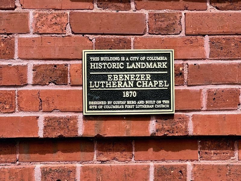 Ebenezer Lutheran Church Marker image. Click for full size.