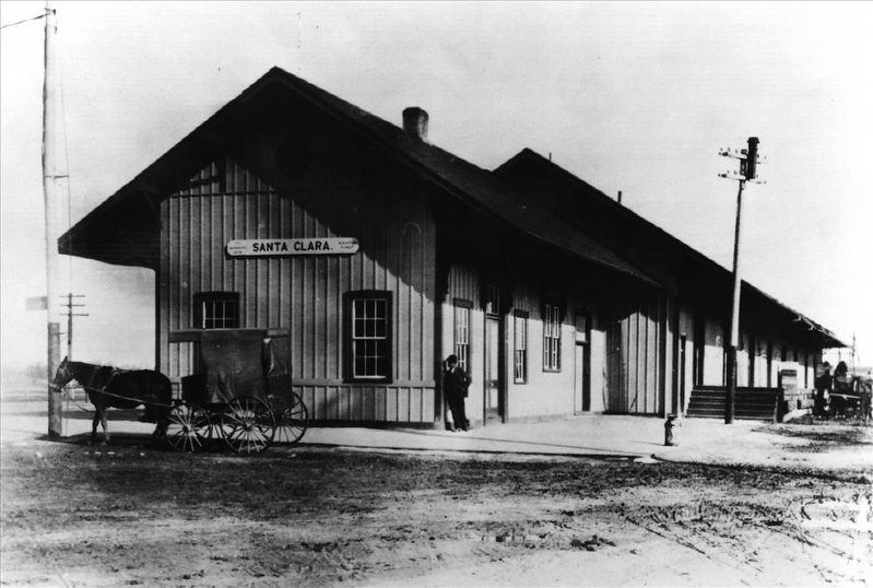 Santa Clara Depot / Southern Pacific Depot image. Click for full size.