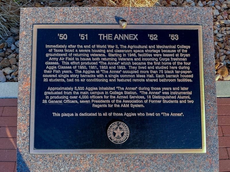 Bryan Air Force Base Marker image. Click for full size.