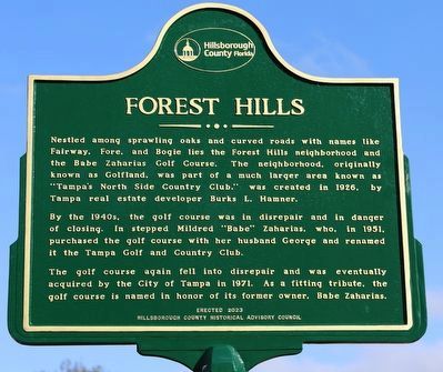 Forest Hills Marker. Click for full size. Forest Hills Marker image. Click for full size.