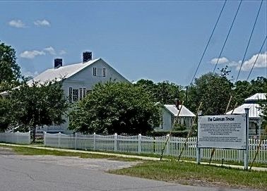 The Coleman House Marker. Click for full size. The Coleman House Marker image. Click for full size.
