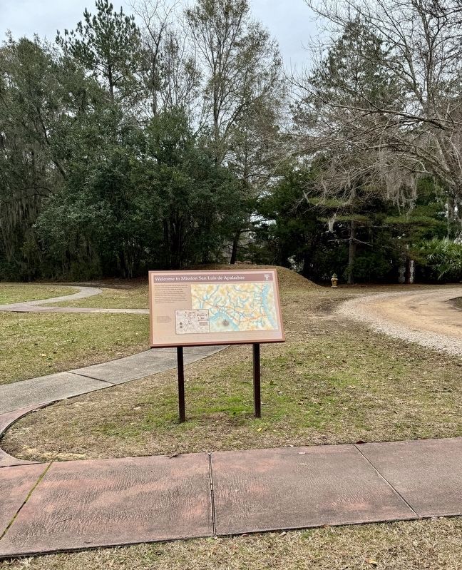 Welcome to Mission San Luis de Apalachee Marker image. Click for full size.