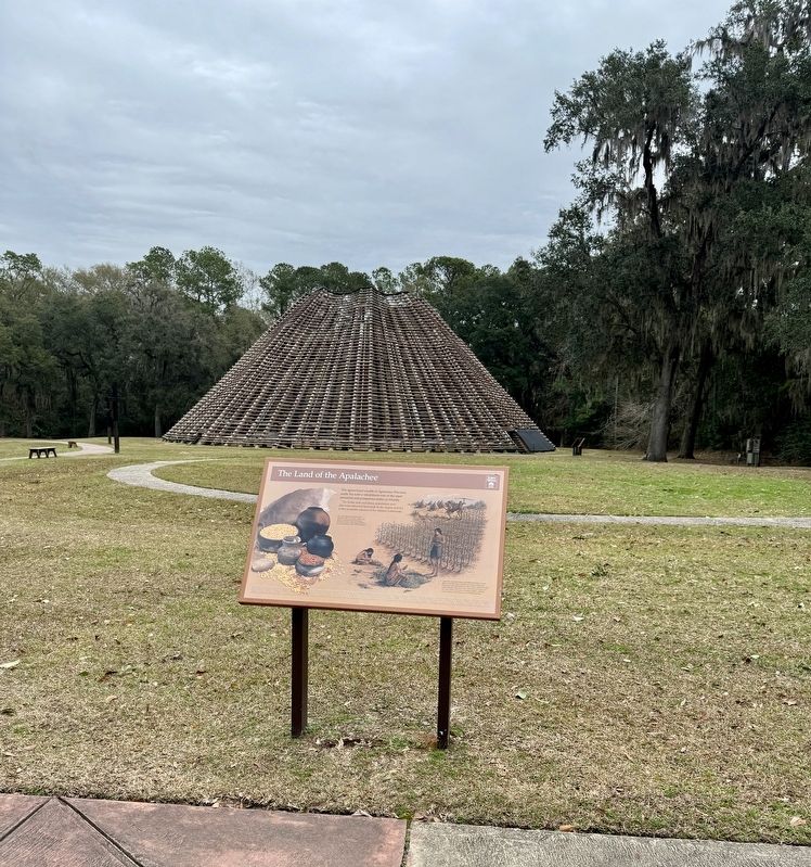 The Land of the Apalachee Marker image. Click for full size.