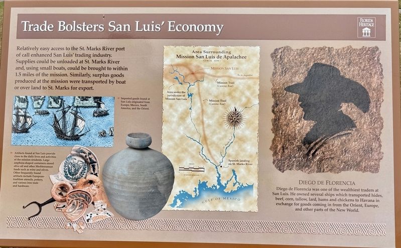 Trade Bolsters San Luis� Economy Marker image. Click for full size.