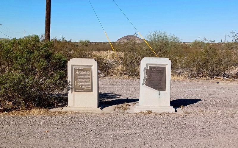Poston's Butte Marker. Click for full size. Poston's Butte Marker image. Click for full size.