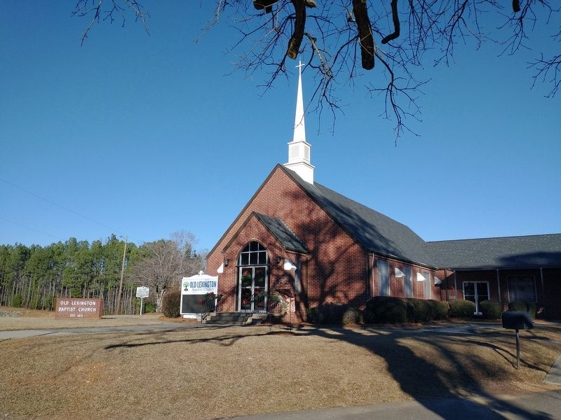 Old Lexington Baptist Church Marker. Click for full size. Old Lexington Baptist Church Marker image. Click for full size.