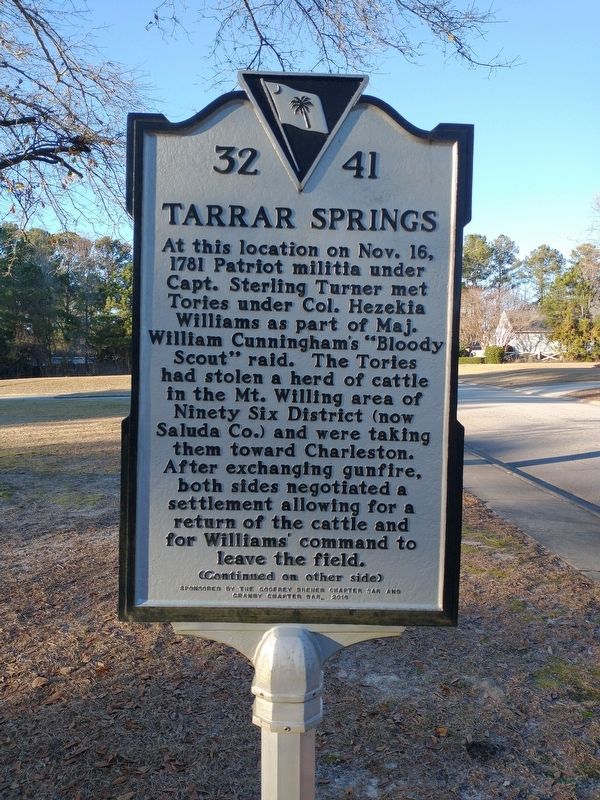 Tarrar Springs Marker image. Click for full size.