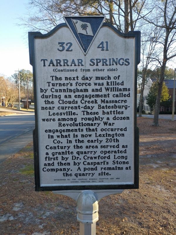 Tarrar Springs Marker image. Click for full size.