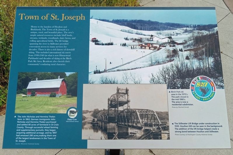 Town of St. Joseph Marker image. Click for full size.