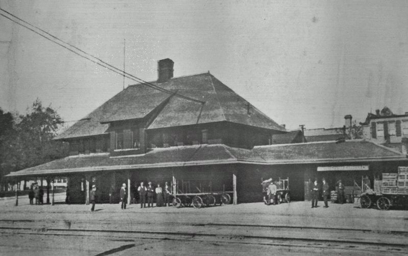Marker detail: Marion Depot image. Click for full size.