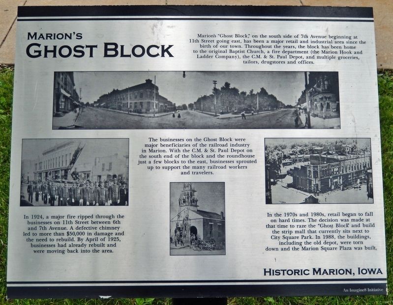 Marion's Ghost Block Marker image. Click for full size.