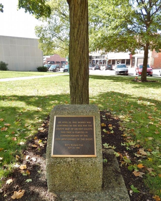 The County Seat of Grundy County Marker. Click for full size. The County Seat of Grundy County Marker image. Click for full size.