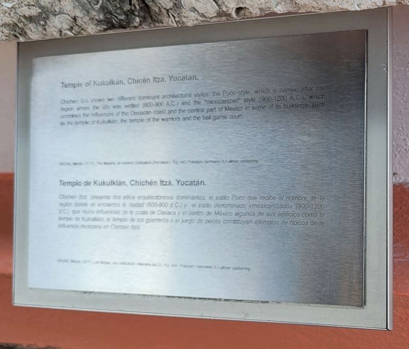 Temple of Kukulkán, Chichén Itzá, Yucatan Marker. Click for full size. Temple of Kukulkán, Chichén Itzá, Yucatan Marker image. Click for full size.