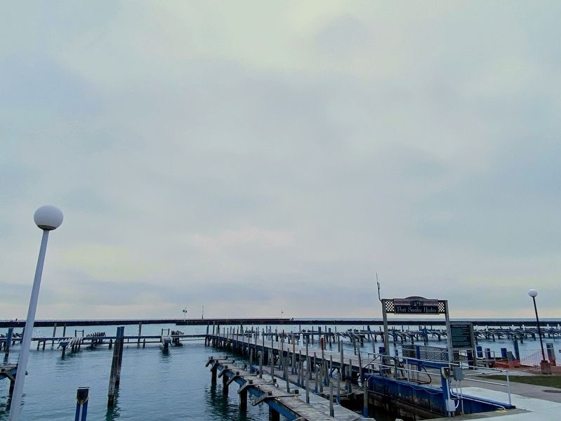 Port Sanilac Harbor of Refuge. Click for full size. Port Sanilac Harbor of Refuge image. Click for full size.