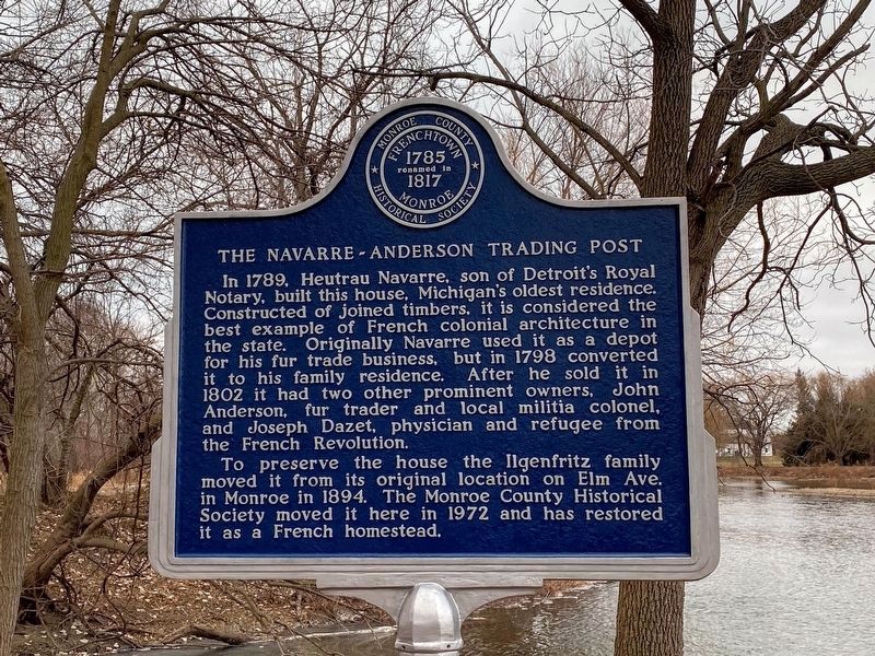 The Navarre - Anderson Trading Post Marker. Click for full size. The Navarre - Anderson Trading Post Marker image. Click for full size.