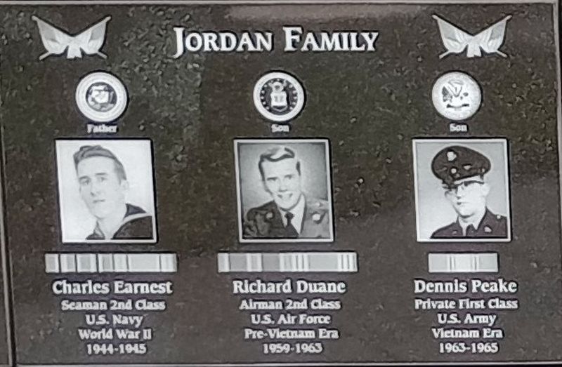 Jordan Family Marker. Click for full size. Jordan Family Marker image. Click for full size.