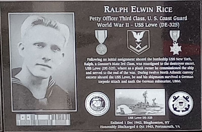 Ralph Elwin Rice Marker image. Click for full size.