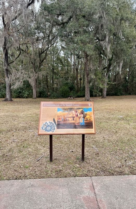 A Comfortable Life on the Spanish Frontier Marker. Click for full size. A Comfortable Life on the Spanish Frontier Marker image. Click for full size.