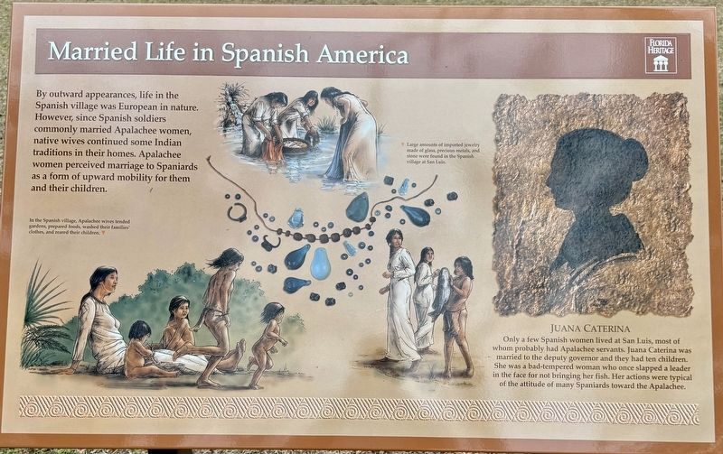 Married Life in Spanish America Marker image. Click for full size.